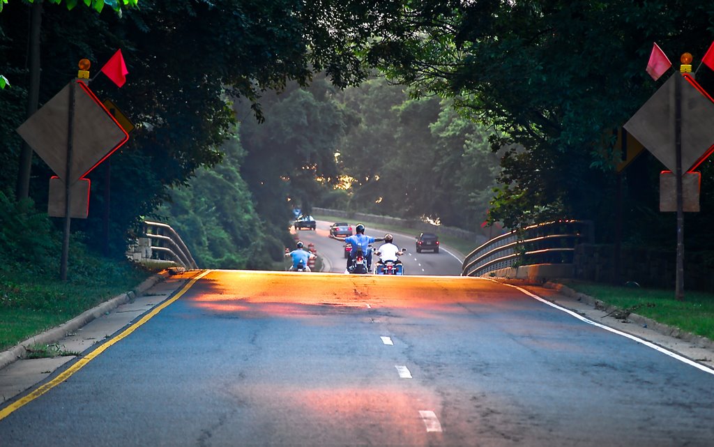 Sunset on G.W. Memorial Parkway