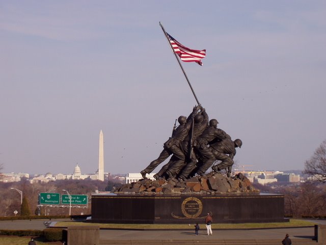 084 Washington D.C., Marine Corps War Memorial