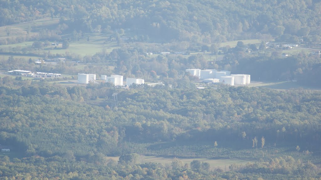 Montvale, Virginia Viewed From The Blue Ridge Parkway