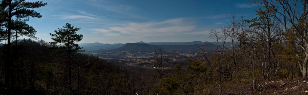 View from Campsite of Botetourt and Tinker Mtn.