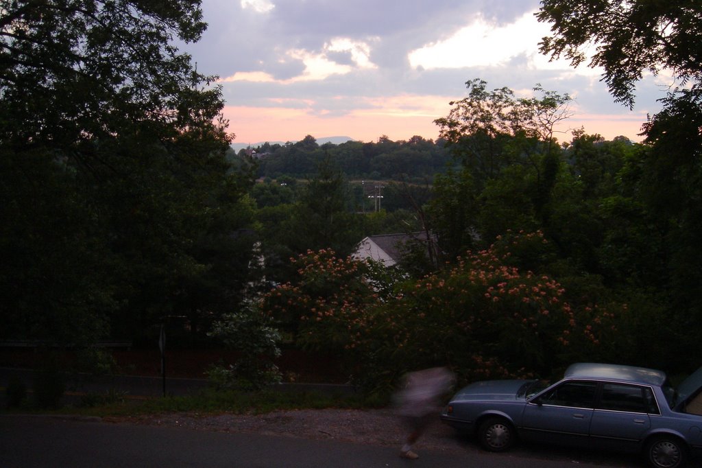 Sunset over Vinton