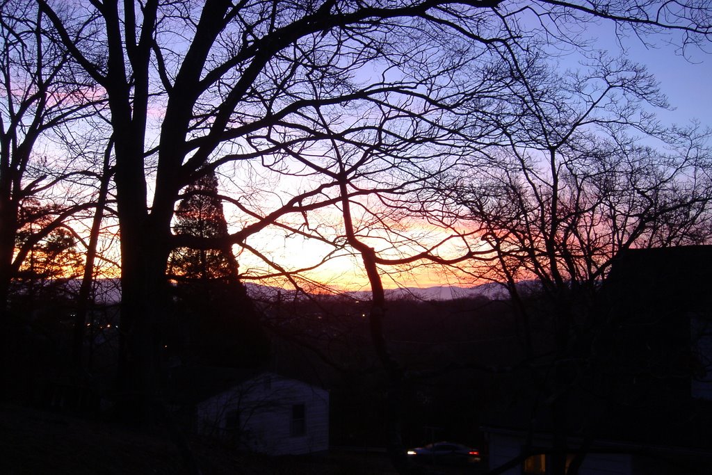 Sunset over Vinton