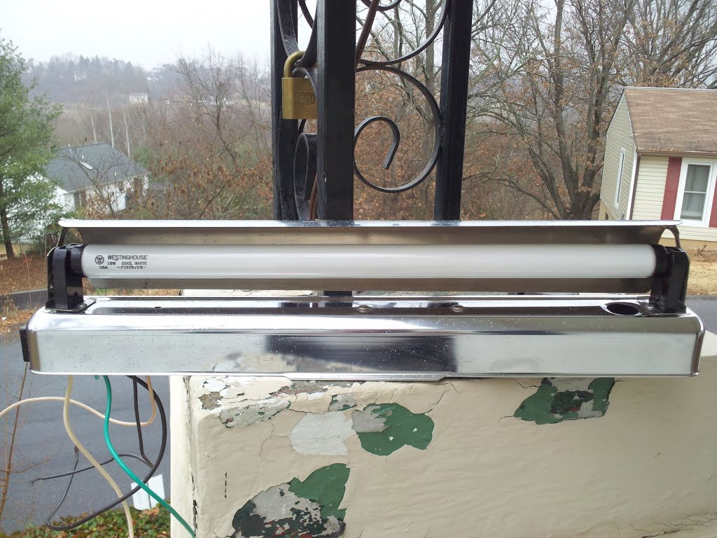 Progress F15T8 Chrome light