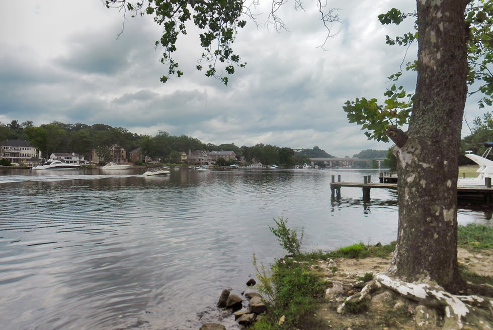 Occoquan Creek as seen from Occoquan Regional Park, Fairfax County, VA.