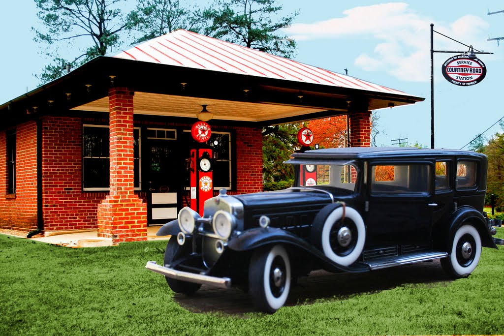 Old Filling Station in Glen Allen, VA