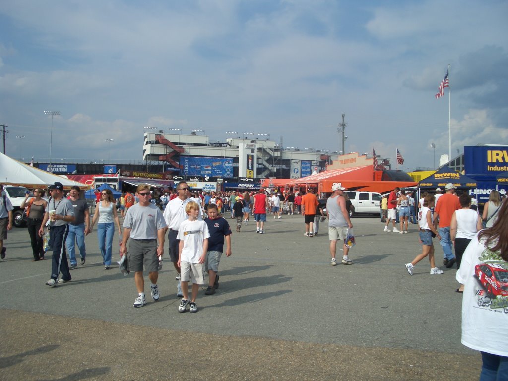 Outside the Richmond International Raceway