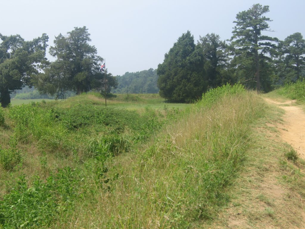 British lines at Yorktown