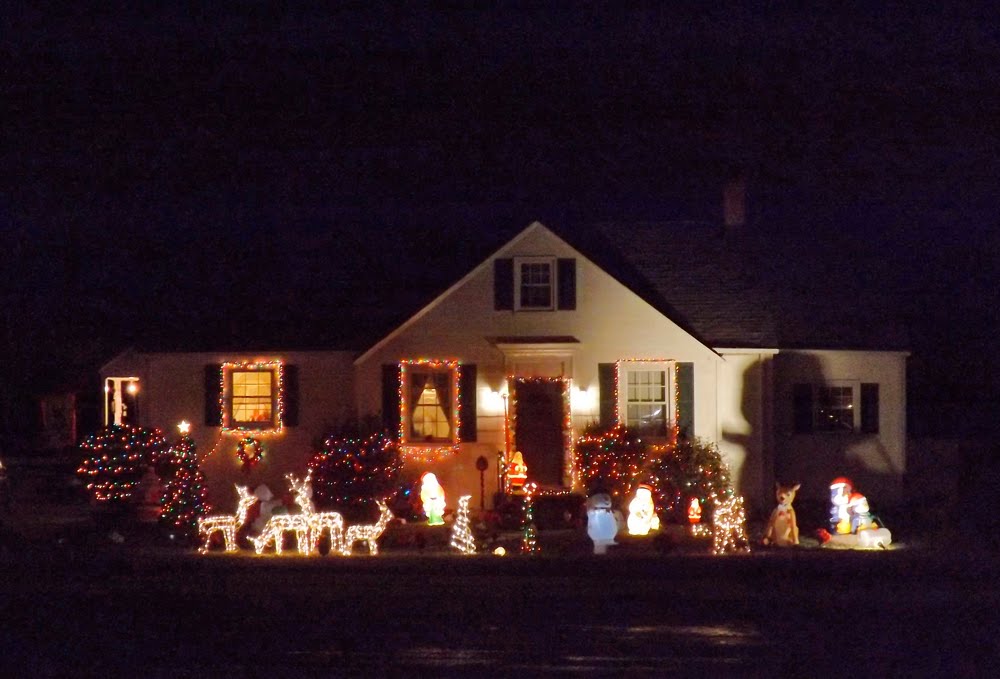 Home with Christmas Lights, Henico County, VA
