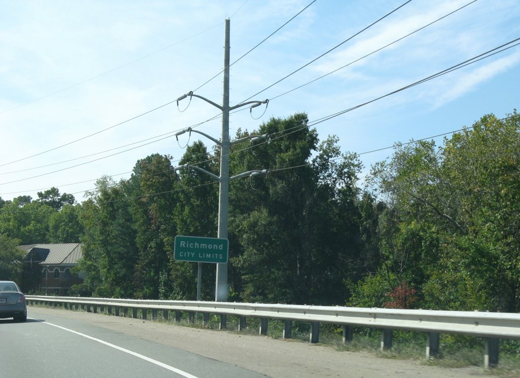 Welcome to Richmond, I-95 Southbound