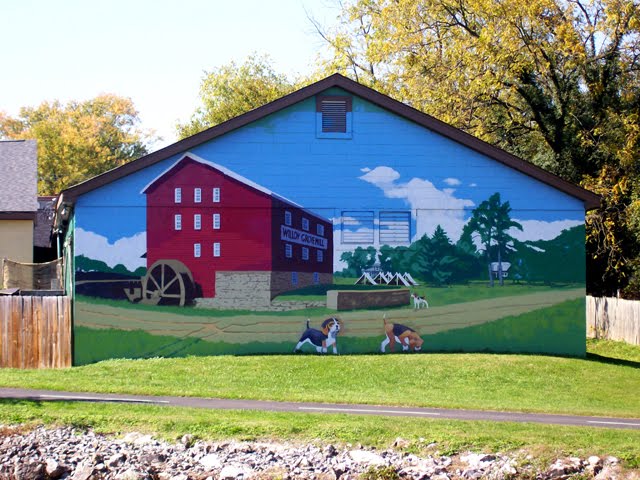 Willow Grove Mill Mural, Luray, VA; Oct. 2011