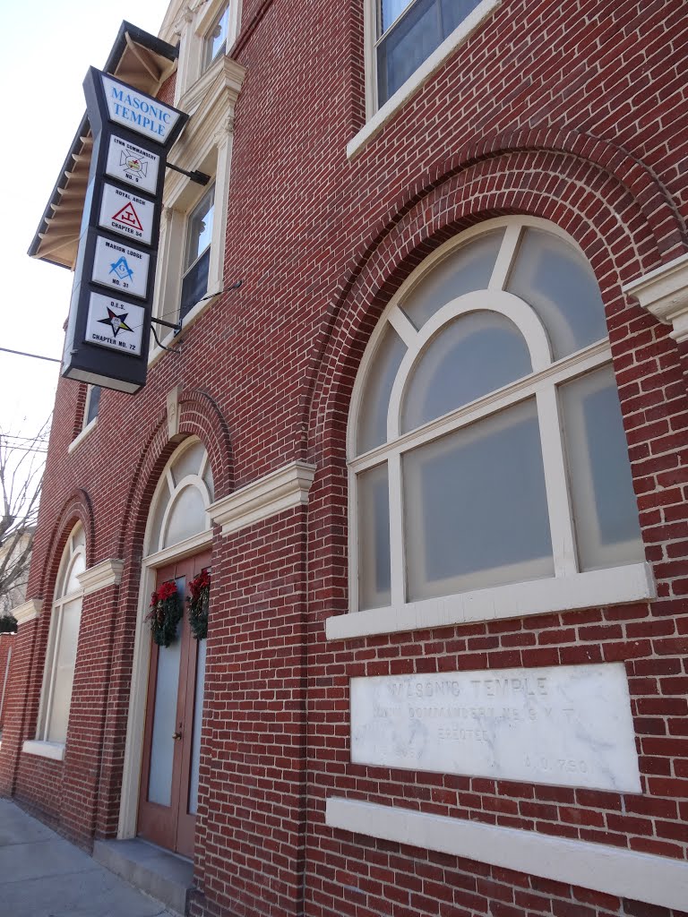 Cornerstone, Masonic Temple, Marion, VA