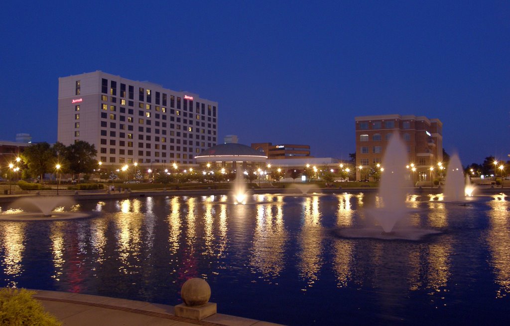 Evening at Oyster Point City Center