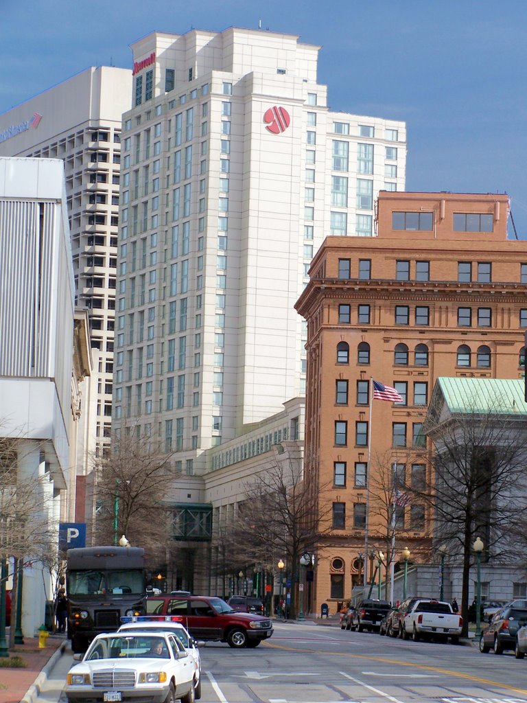 Looking east on E. Main Street