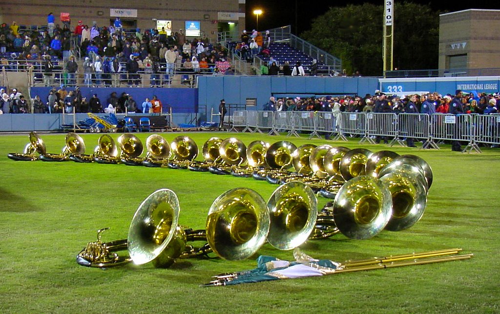 Norfolk Spartan Legion s horns at rest
