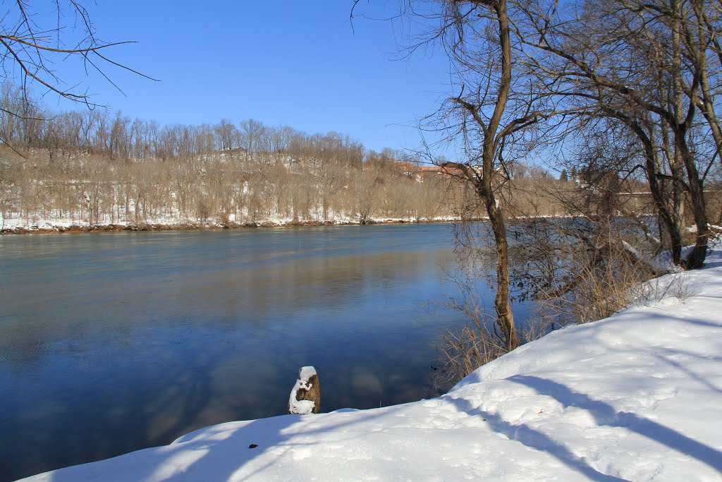 New River from Bissett Park, Radford Virginia