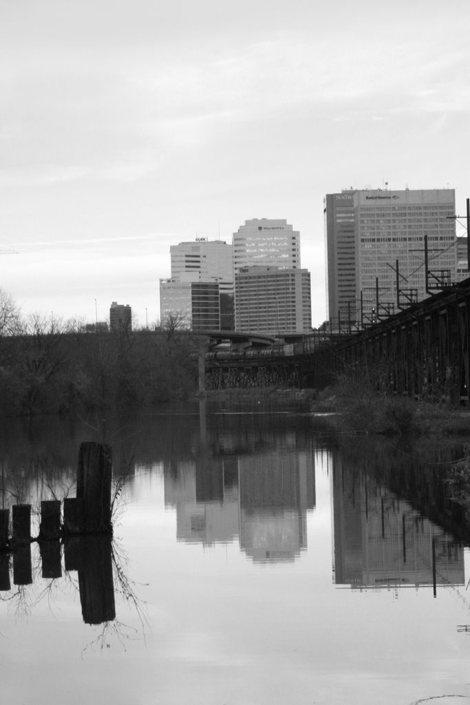 Downtown Richmond from Shockoe Bottom