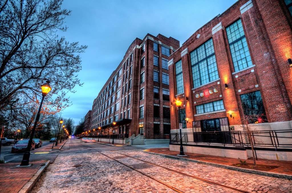 Warehouse District Once the home to Lucky Strike now condos and the architectural firm ODELL call Tobacco Row in Richmond home. #HDR http://www.flickr.com/photos/skynoir/6554476209/lightbox/