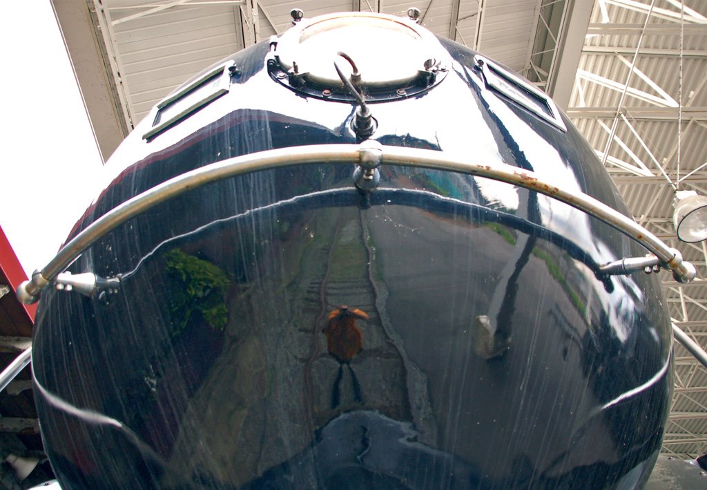 USA - VA - Roanoke - Museum of Transportation - steam engine locomotives bow