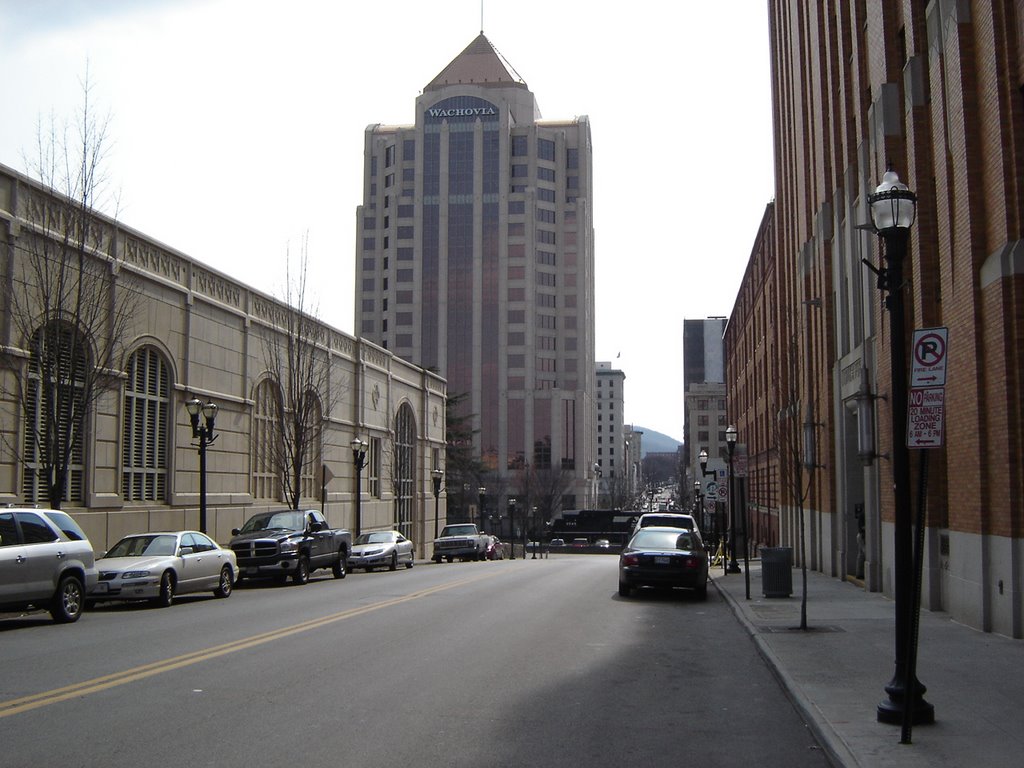 Downtown Roanoke Virginia USA