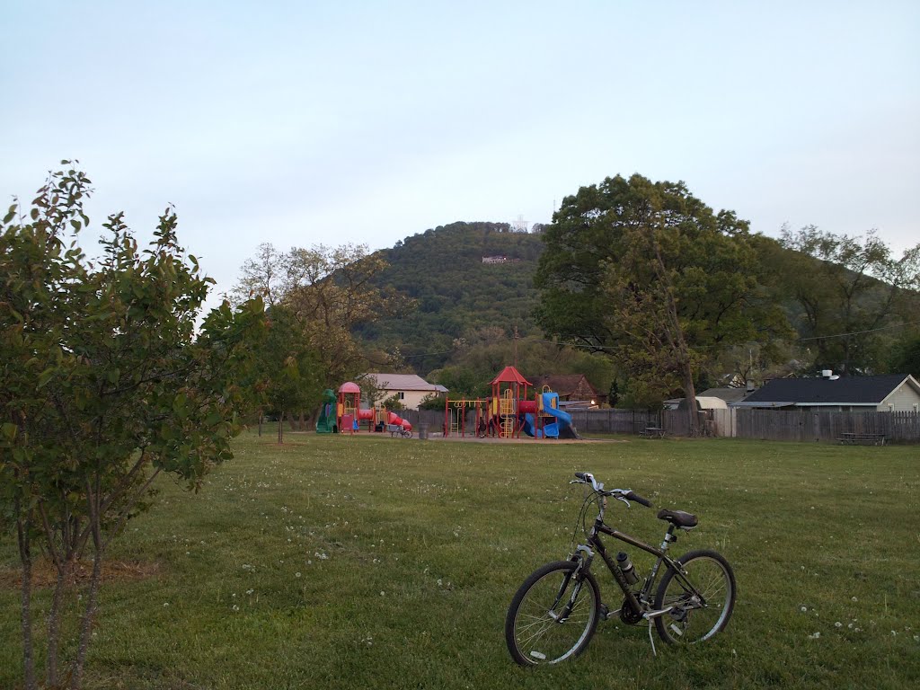 Mill Mountain with bike