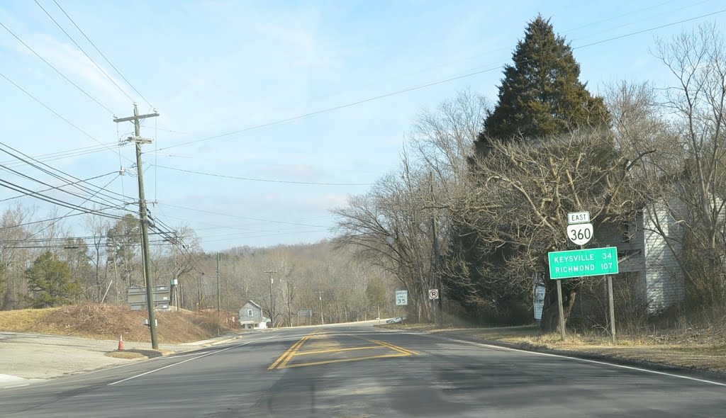 Keysville 34 Miles Ahead, Route 360, Eastbound
