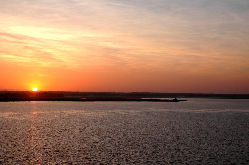 Sunrise over Rappahannock River - Tappahannock VA