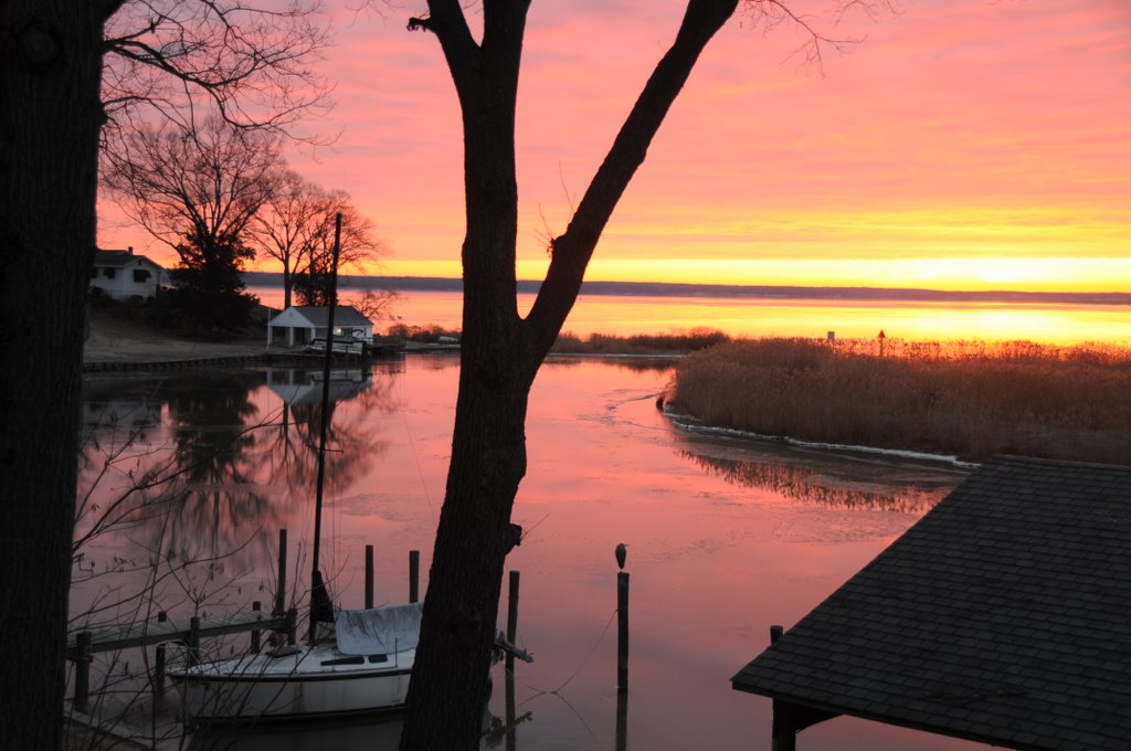 Sunrise on Rappahannock River Virginia