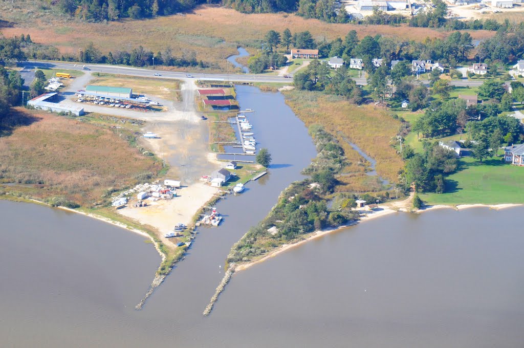 June Parker Marina on the Rappahannock River at Tappahannock, Virginia