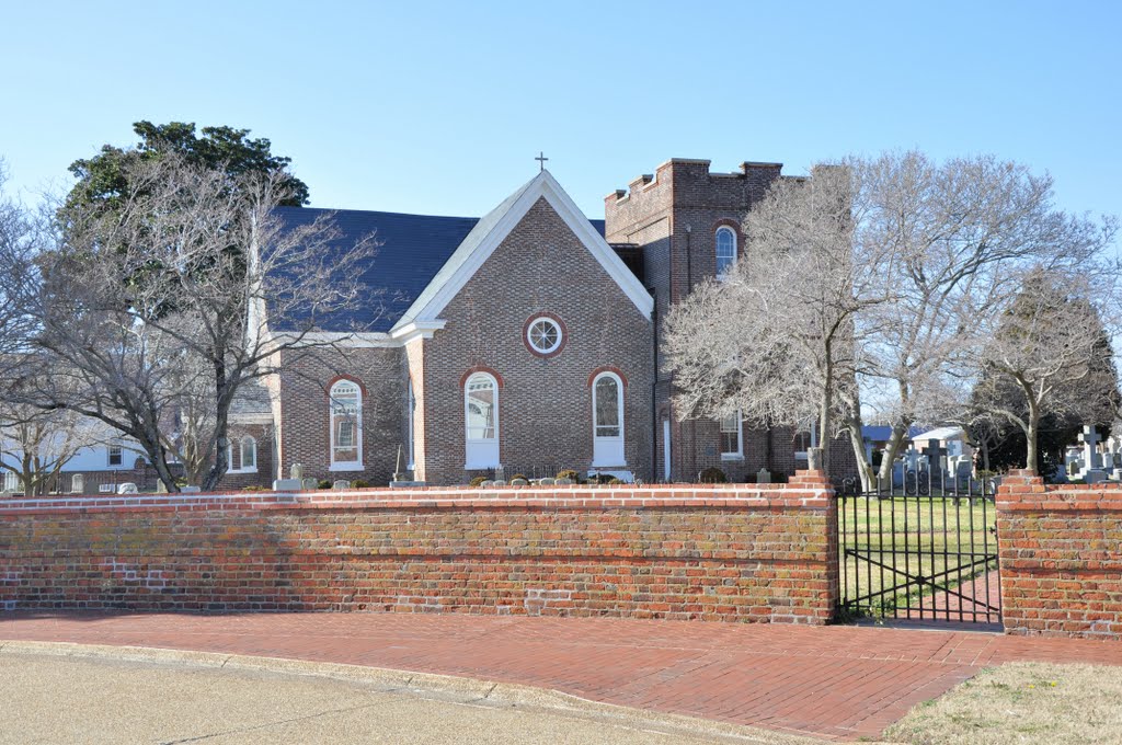 VIRGINIA: HAMPTON: St. Johns Church (Episcopal): Eastern Face
