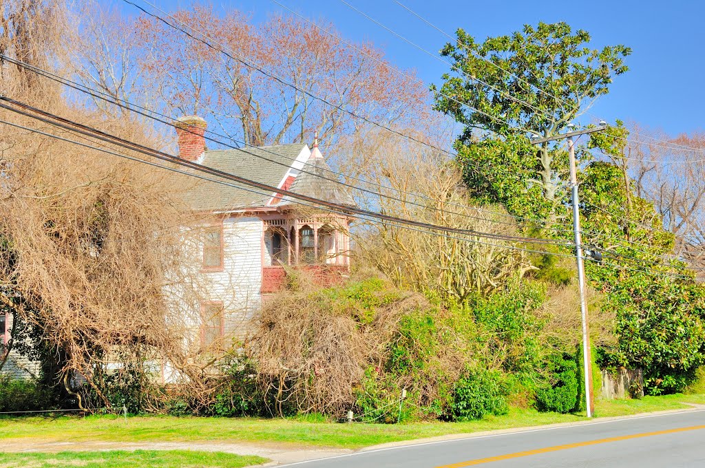 VIRGINIA: HAMPTON: PHOEBUS: nearly invisible private residence on West County Street