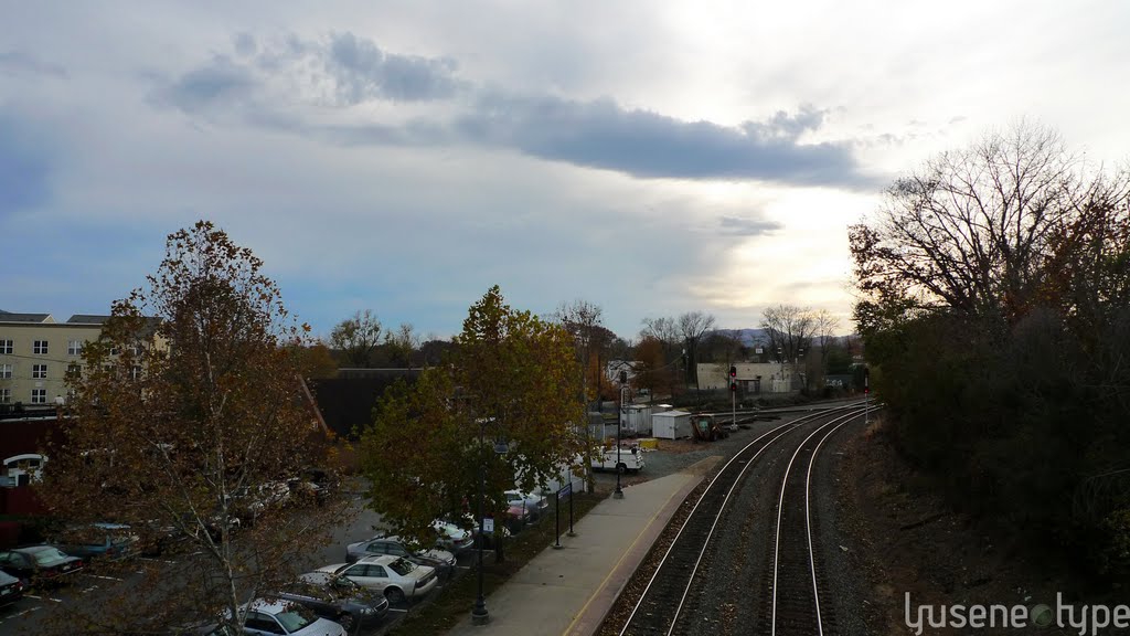 Railtrack beside Amtrak Station
