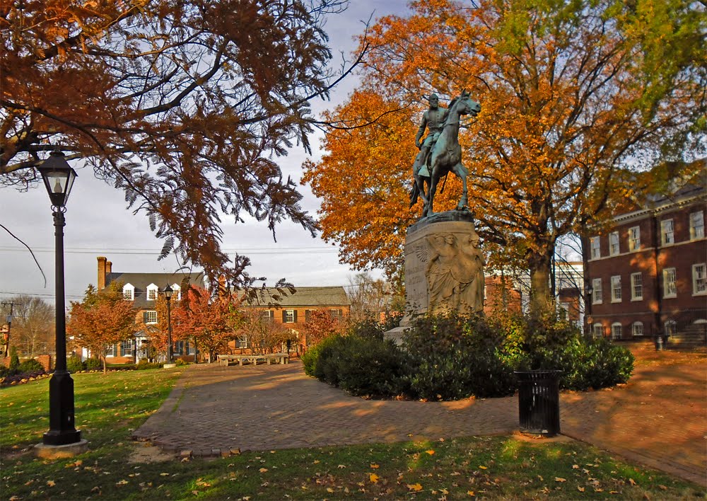 Monument to General Stonewall Jackson, Charlottesville, VA.