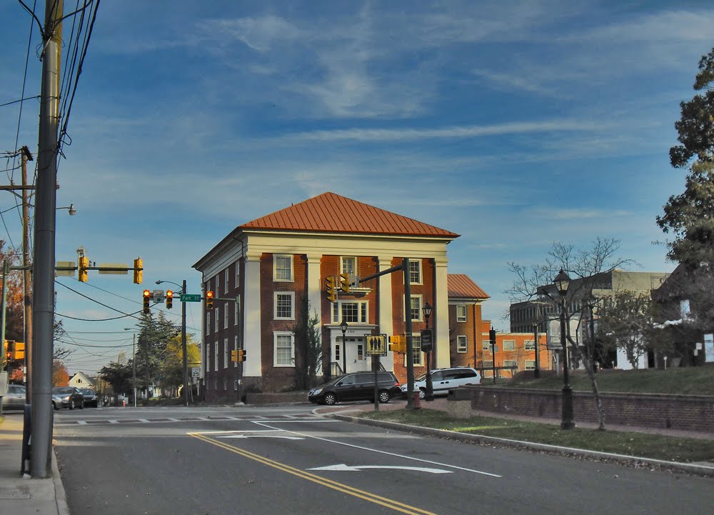 Old Town Hall and Levy Opera House, Charlottesville, VA. (circa 1852)