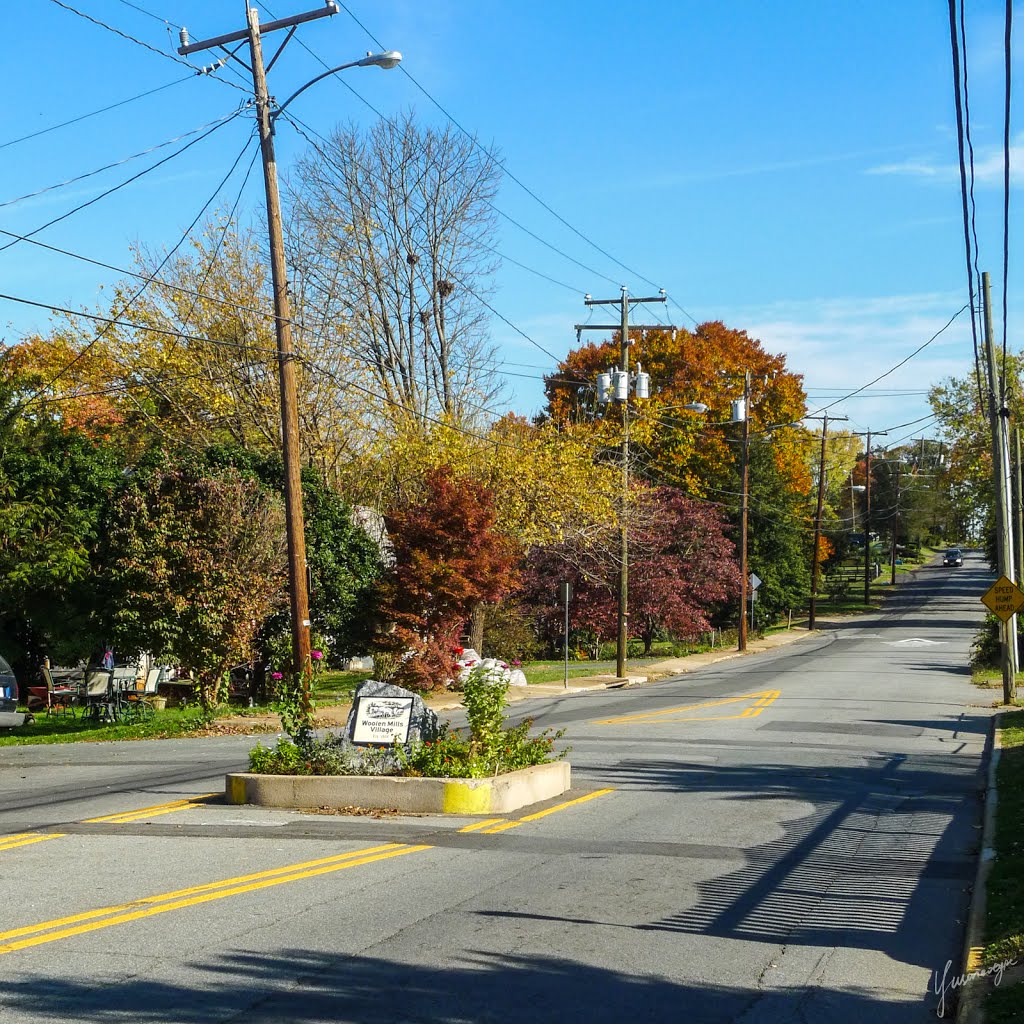 Woolen Mills Neighborhood Entrance