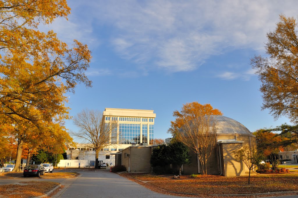 VIRGINIA: CITY OF CHESAPEAKE: City Hall, 306 Cedar Road, with Chesapeake Planetarium on right
