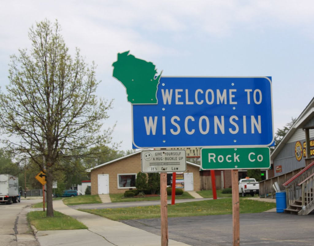 Welcome to Wisconsin - US 51 - Beloit, Wisconsin.