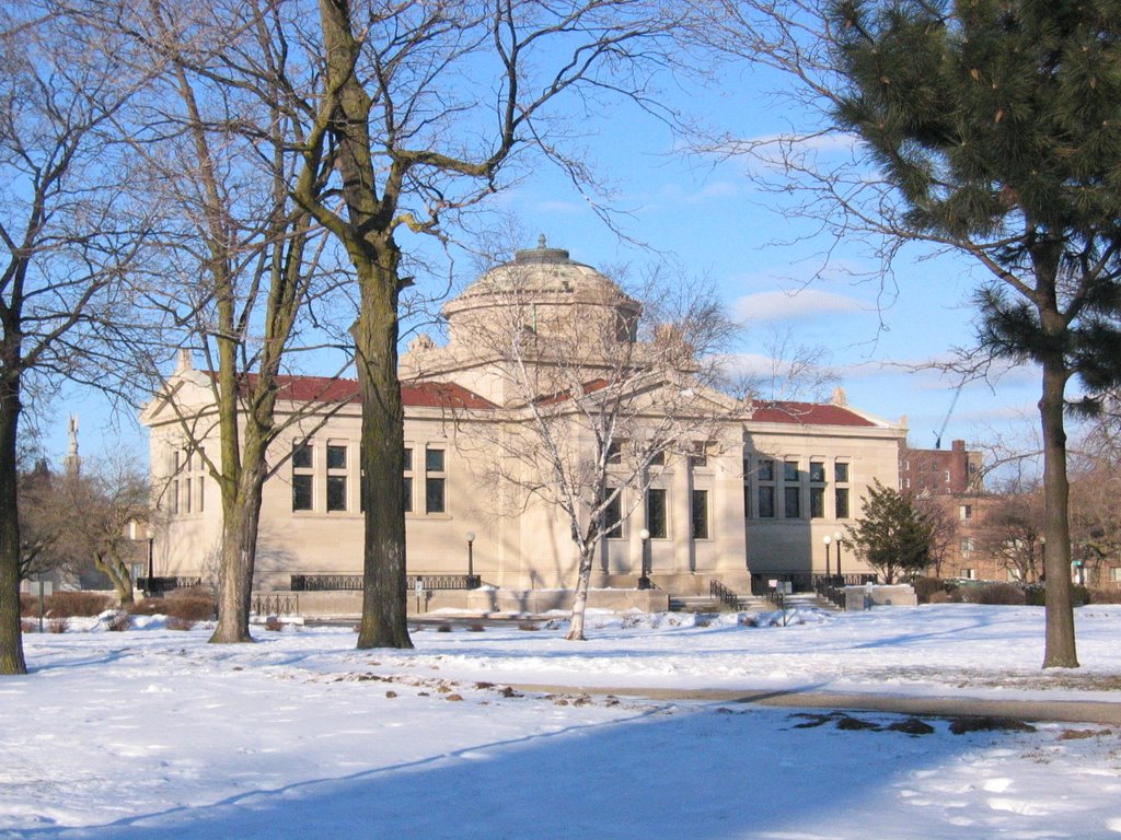 Kenosha Simmons Library Looking North