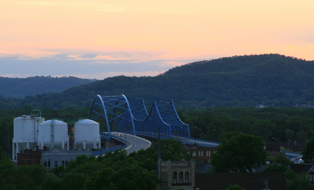 Mississippi River Bridge-This is precise spot where photo was taken!