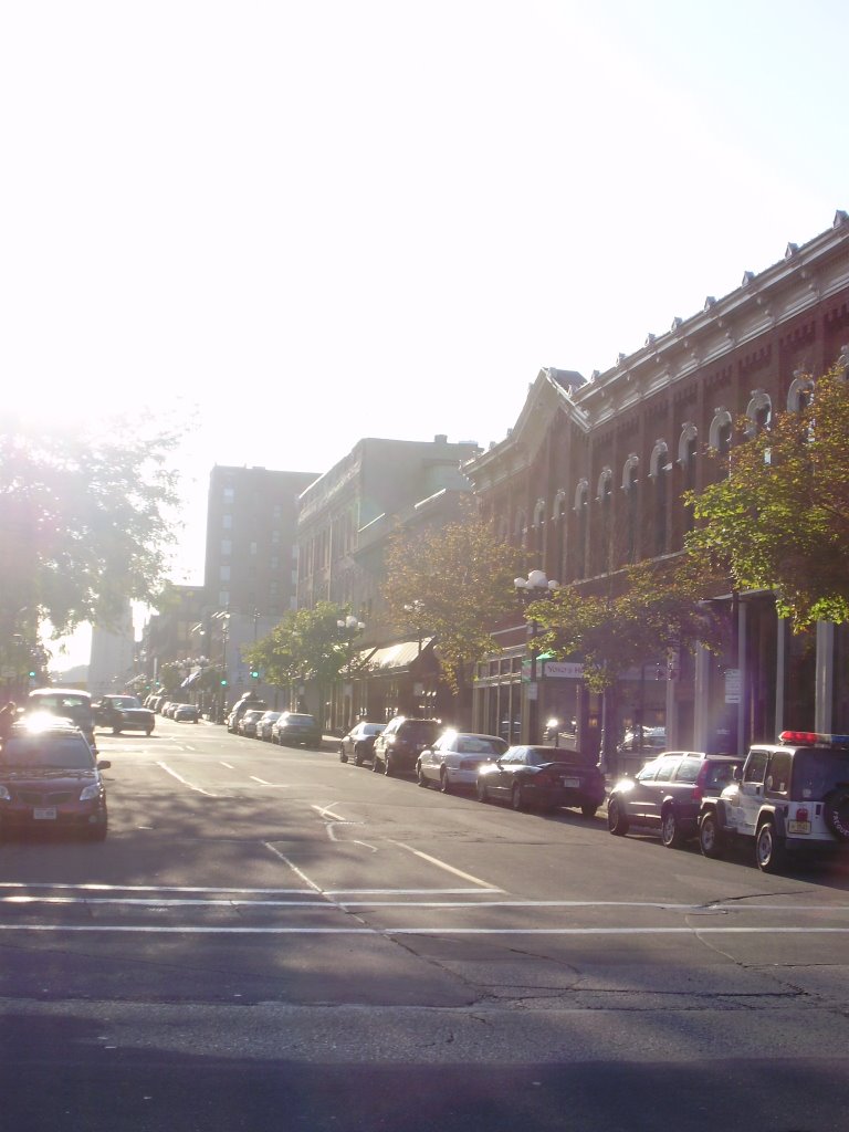 Downtown La Crosse in the morning