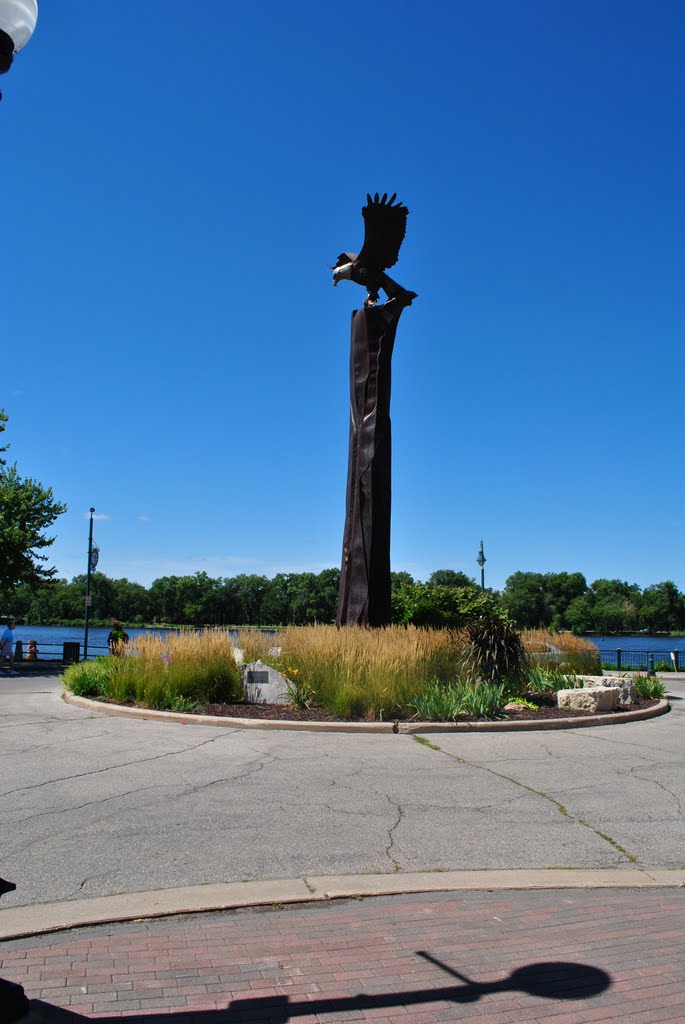 The Eagle Sculpture, Riverside Park, La Crosse, WI