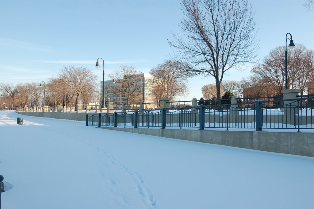 Snowy Riverside