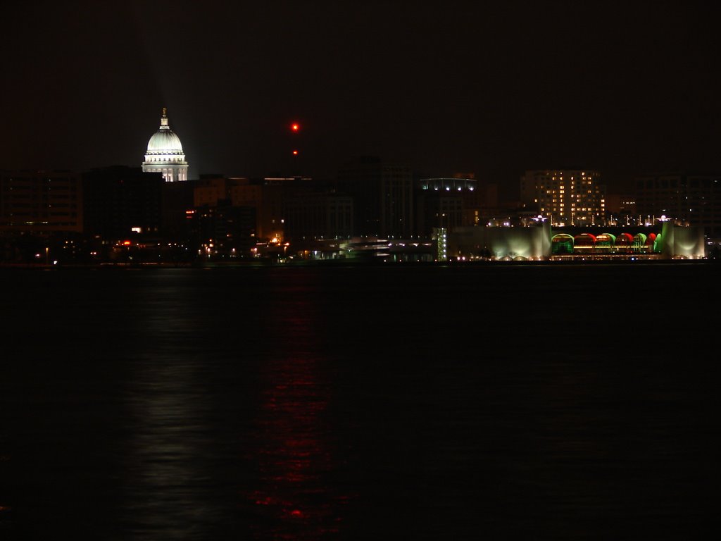 Madison WI at night
