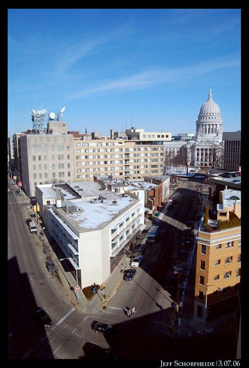 Capitol building from Dane County Courthouse