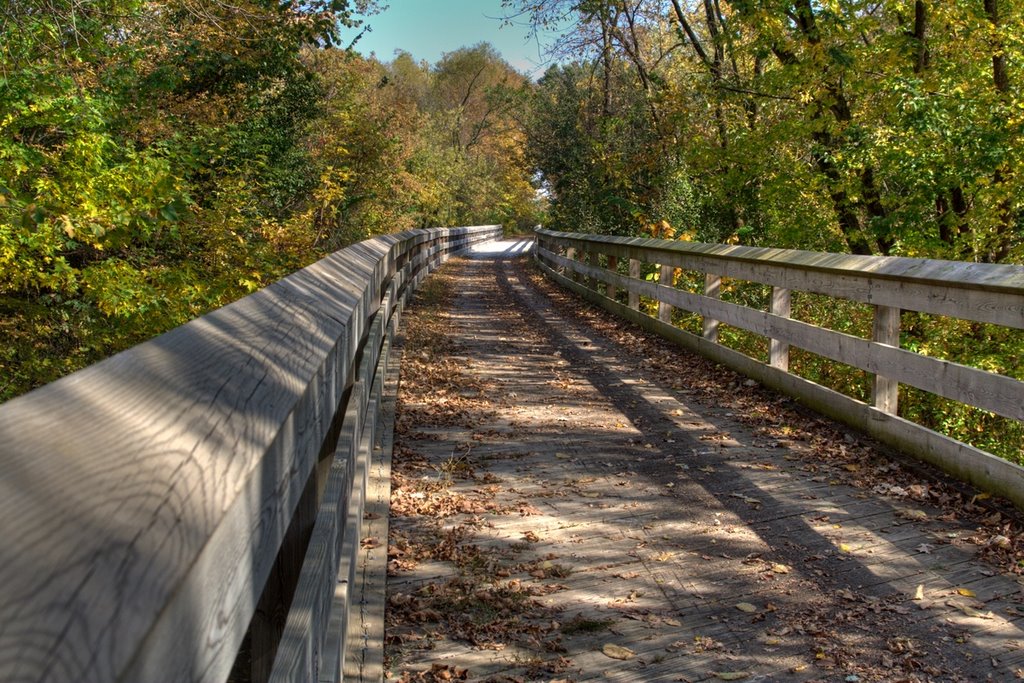 Bridge to Somewhere - on the Sugar River Bike Trail near Albany, WI