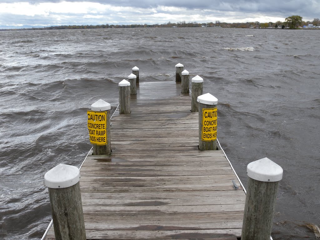 Stormy Day  at Mill Street Boat Landing.