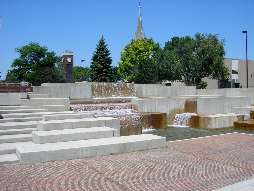 Water Feature near Mead Library