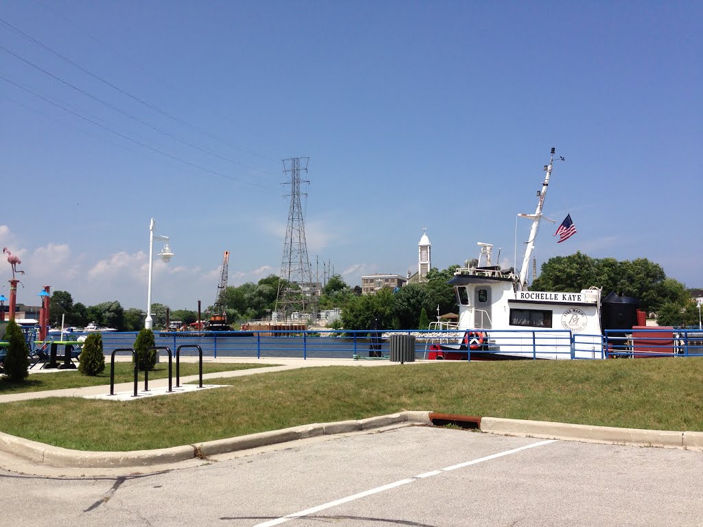 Sheboygan River near Eighth Avenue Bridge