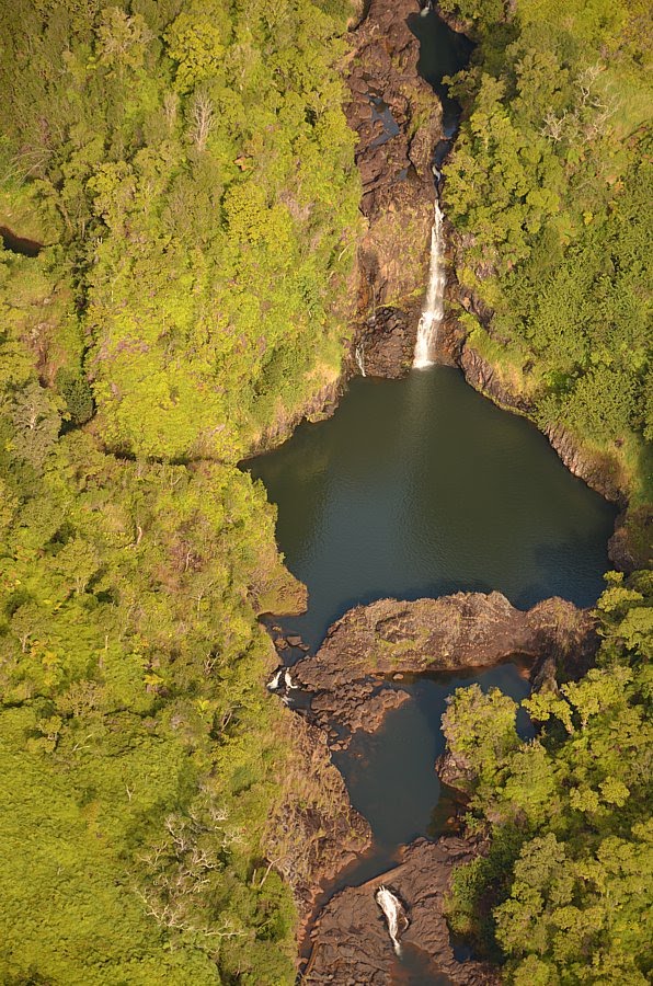 2011-10-06 Hawaiian waterfalls just above Hilo.
