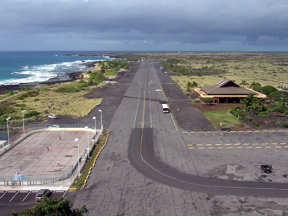Old Kona Airport Park, from a kite