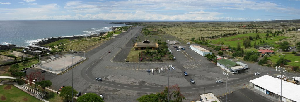 Old Kona Airport, taken from a kite